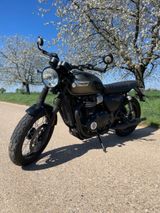 Triumph Bonneville T 100 Black Matt Ironstone - TRIUMPH BONNEVILLE T100 BLACK