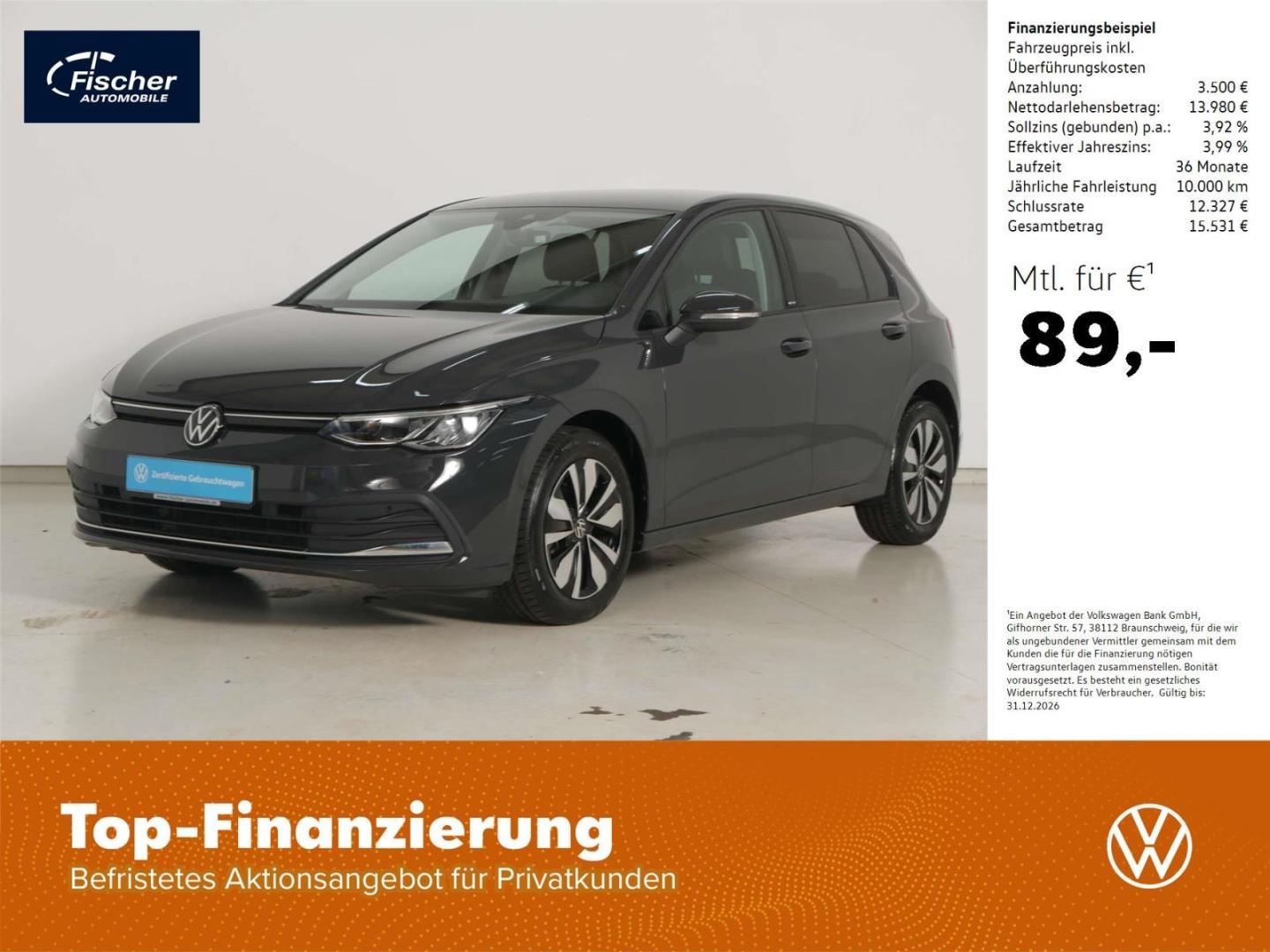 Volkswagen Golf 1.0 TSI Move 6-Gg. App-Connect/LED/Climatr.