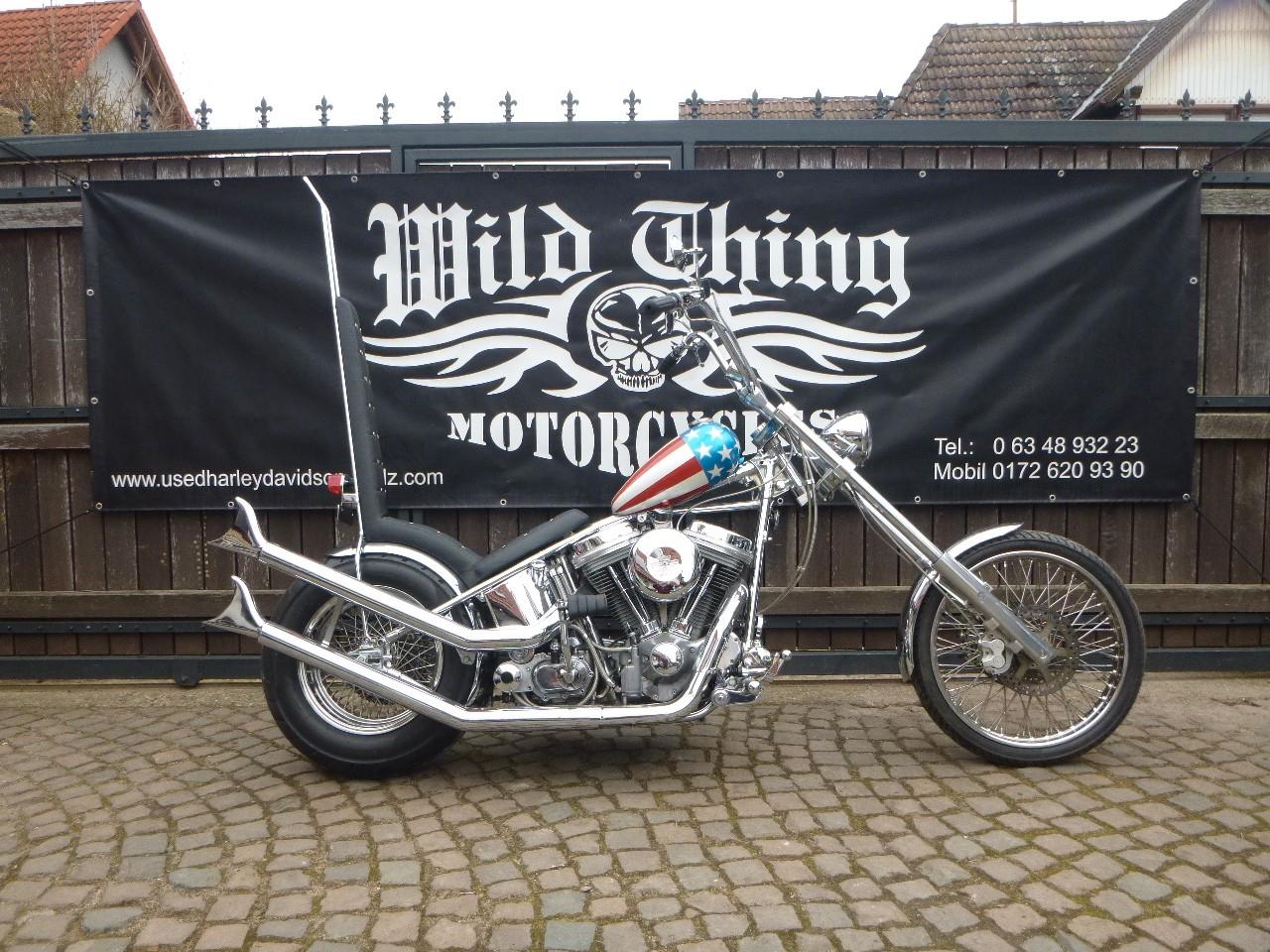 Harley-Davidson Captän America Easy Rider Chopper Nachbau