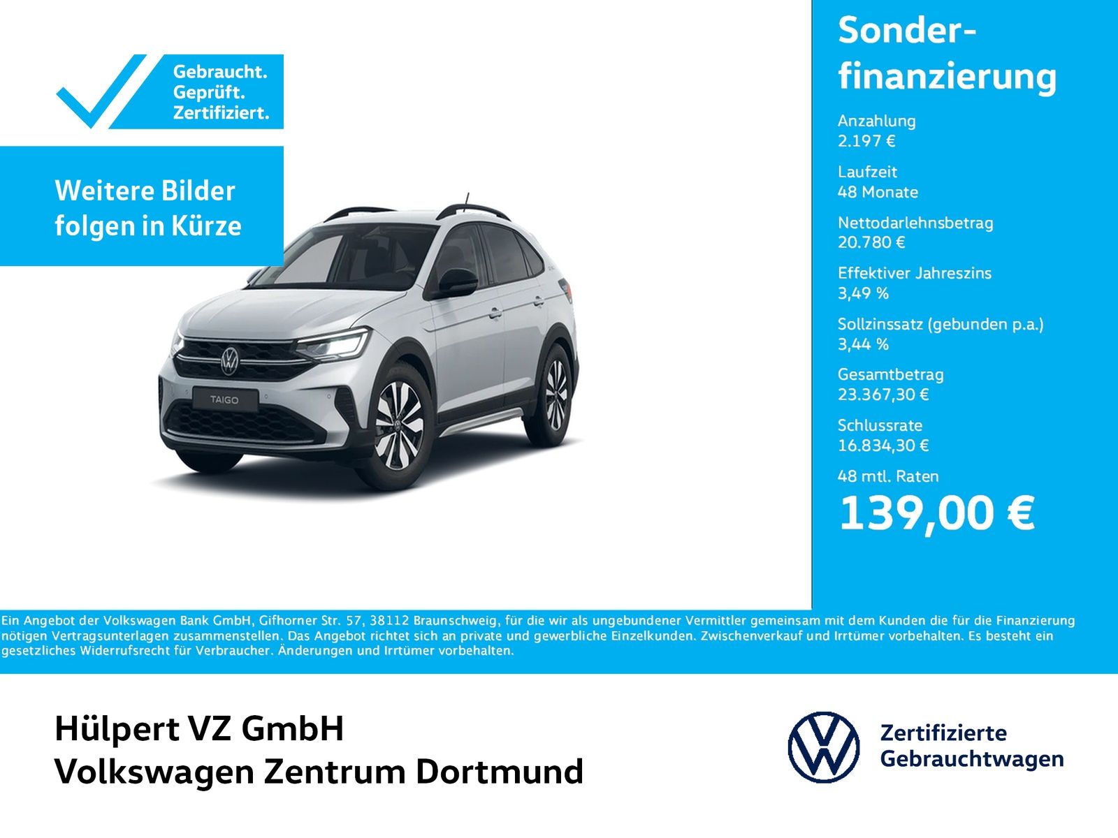 Volkswagen Taigo 1.5 GOAL ACC CARPLAY ALU SITZHEIZUNG LED foto 1