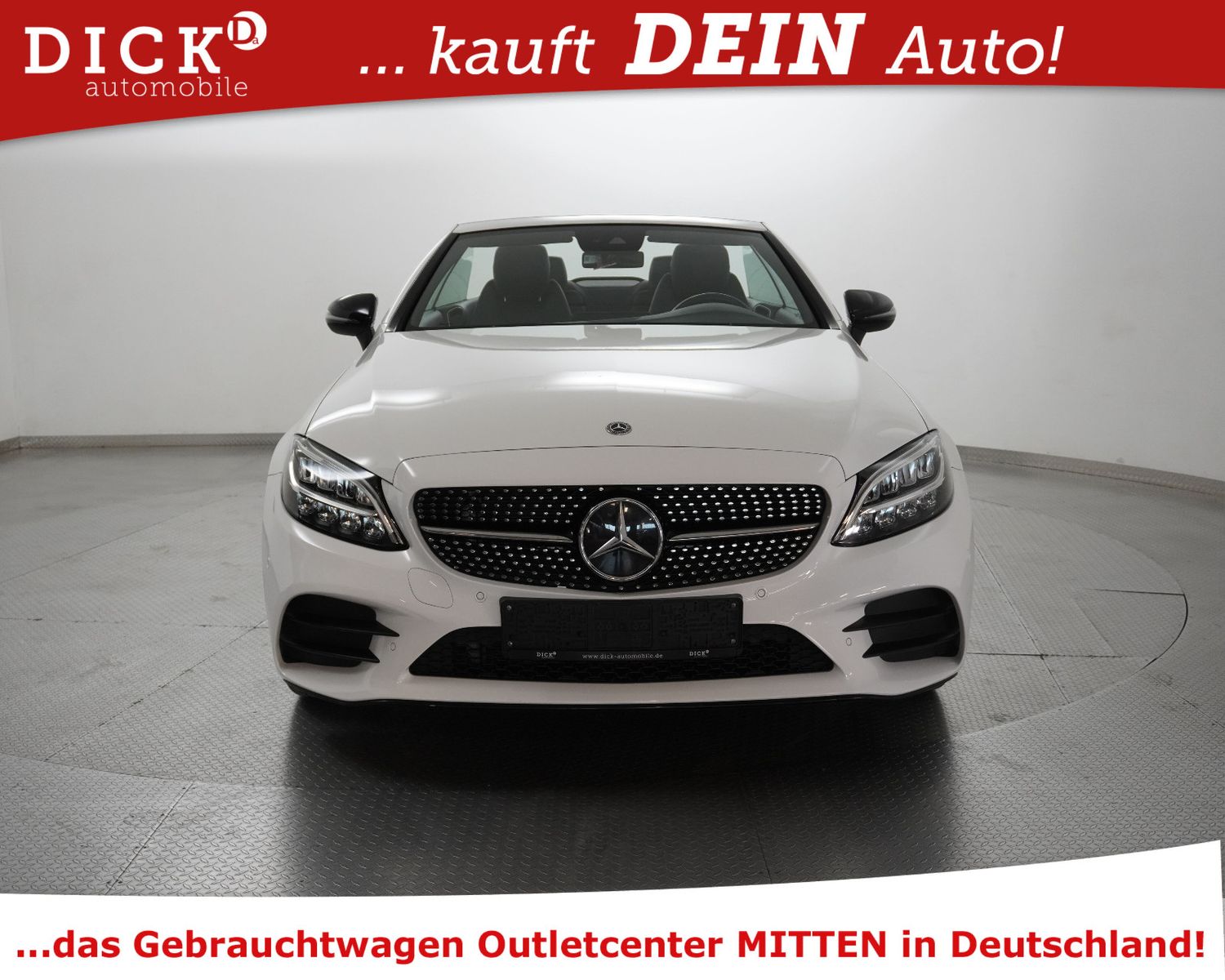 Fahrzeugabbildung Mercedes-Benz C 180 Cabrio 9G 2X AMG AIRSC+KAM+LED+ACC+NAV+SHZ