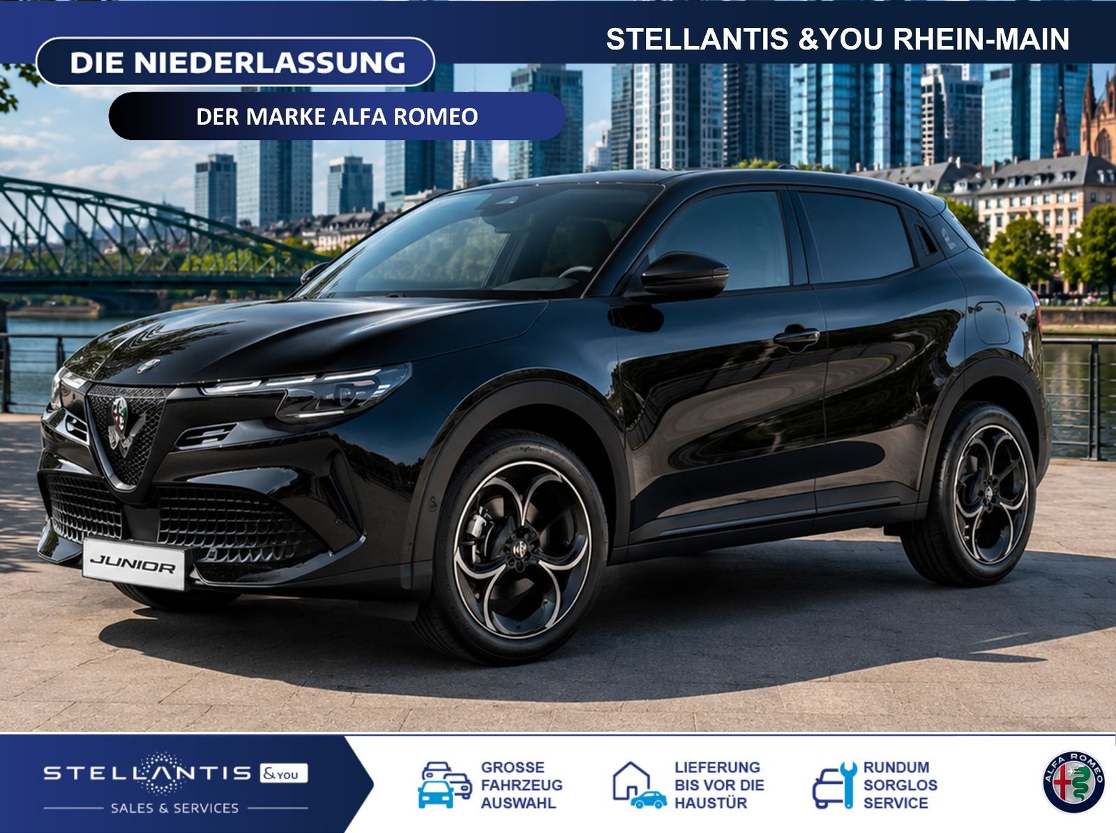 Alfa Romeo Junior Elettrica Ti+Tech Paket Navi LED ACC RFK