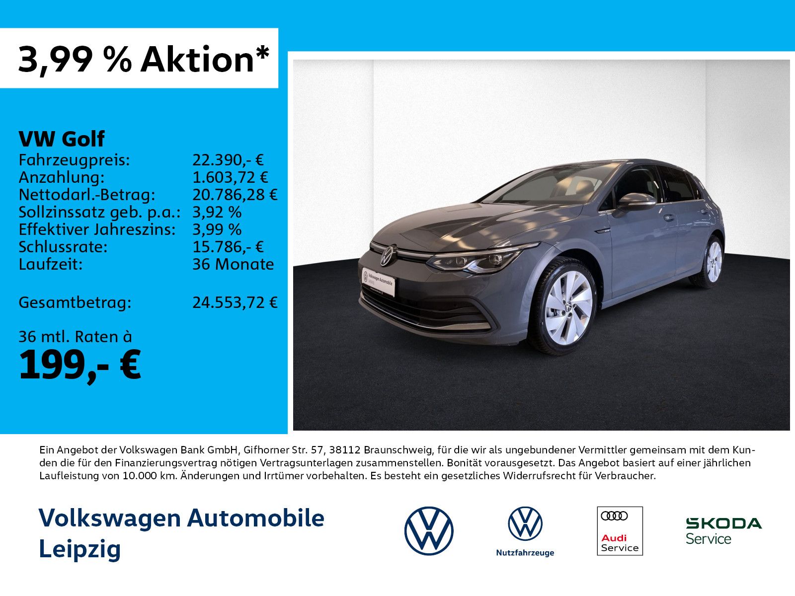 Volkswagen Golf VIII 1.5 eTSI Style *ACC*DSG*APP*LED