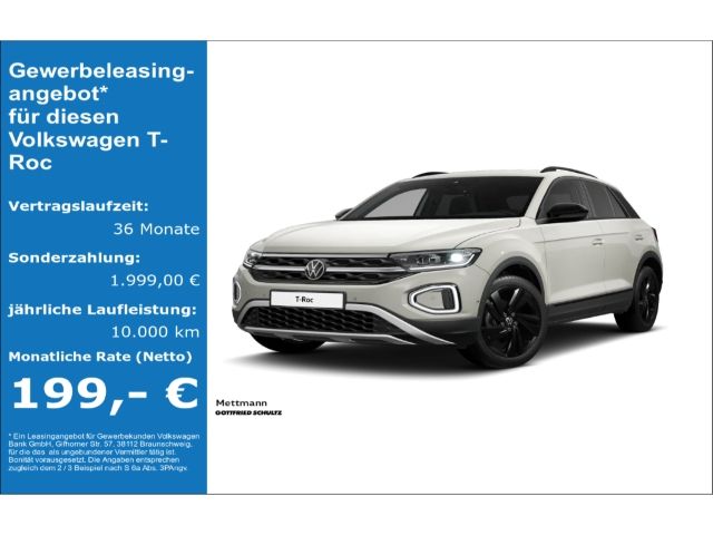 Volkswagen T-Roc Style 1.5 TSI DSG Black-Paket   Rückfahrka