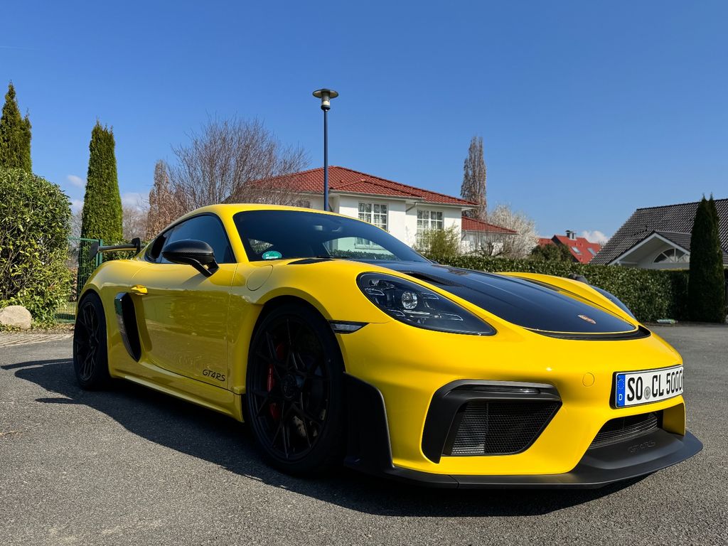 Porsche Cayman GT4 RS Weissach, Lift, ACP, MwSt. ausw.