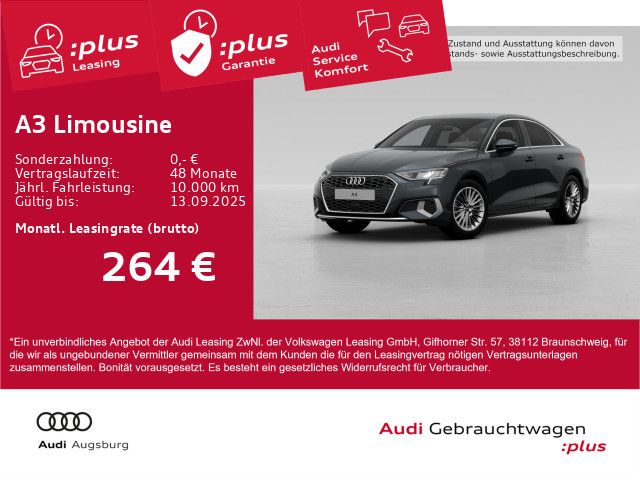 Audi A3 Limousine advanced 35 TFSI S tr. *LED*8-fach*
