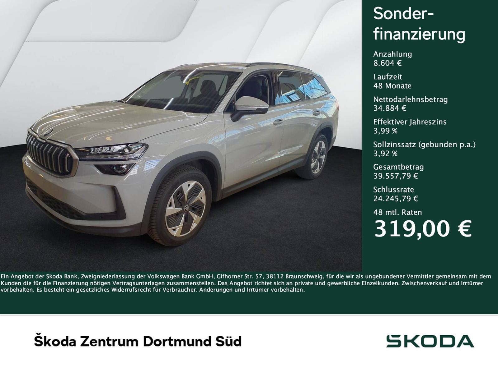 Skoda Kodiaq 2.0 SELECTION 4X4 7SITZE AHK CAM ACC LM18