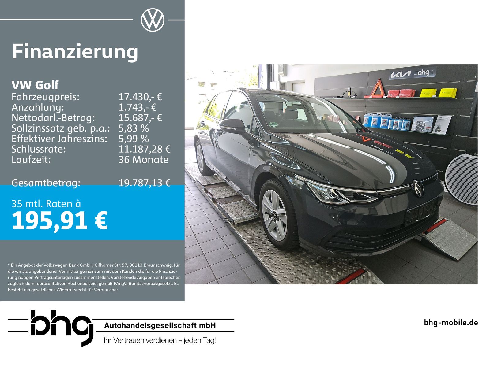 Volkswagen Golf 1.5 TSI LIFE
