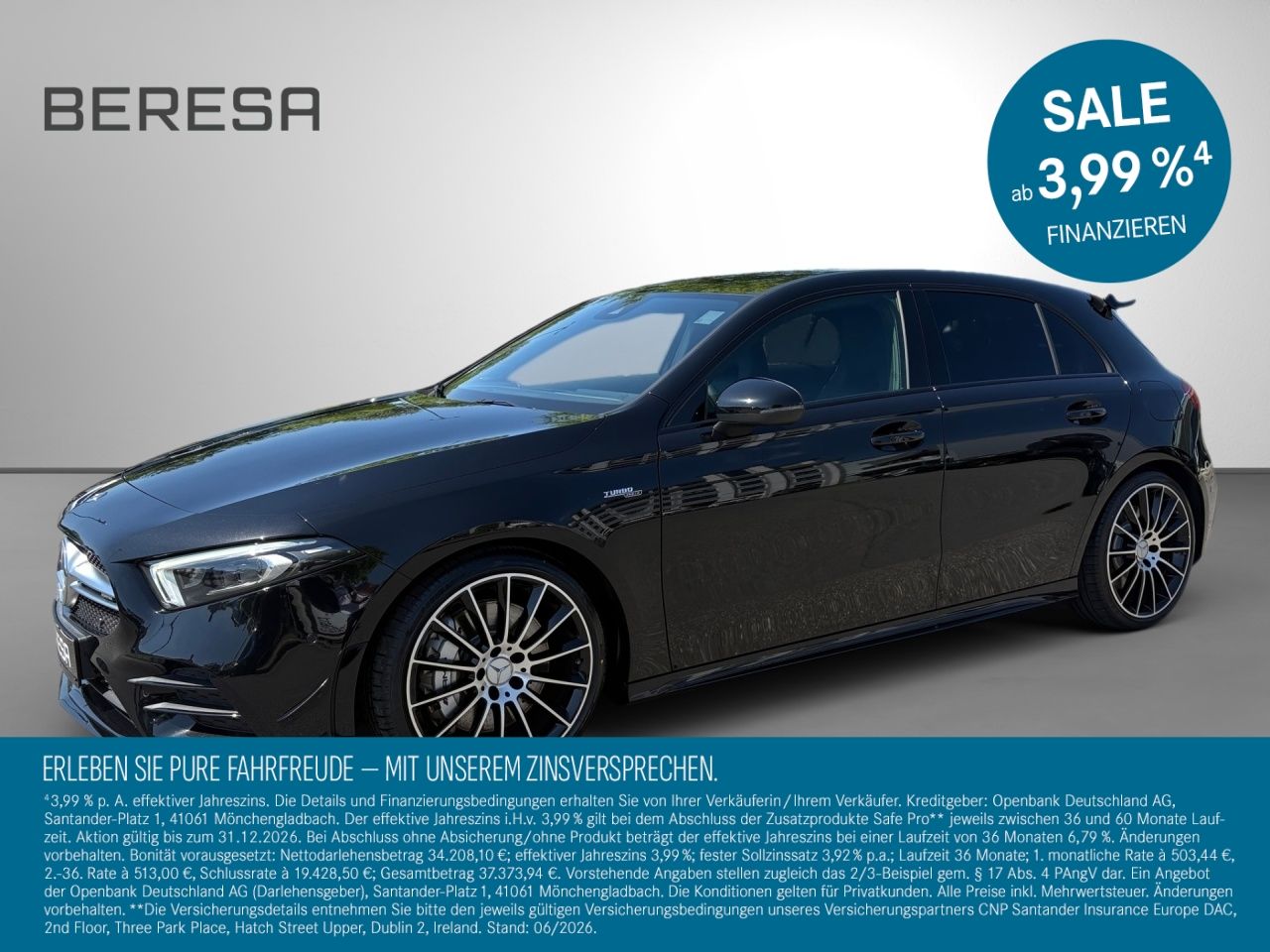 MERCEDES-BENZ A 35 AMG 4M Night Burmester MBUX Leder LED