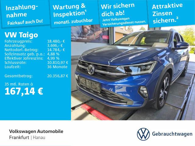 Volkswagen Taigo 1.0 TSI DSG Style Navi IQ.LIGHT - LED-Matr