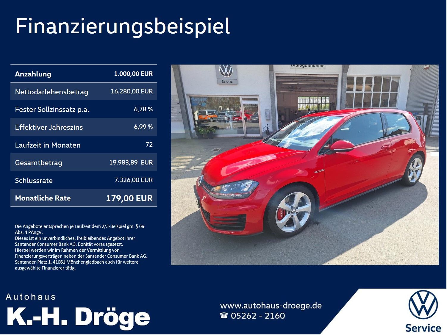 Volkswagen Golf GTI Performance 2.0 TSI Xenon Media Winterp foto 2
