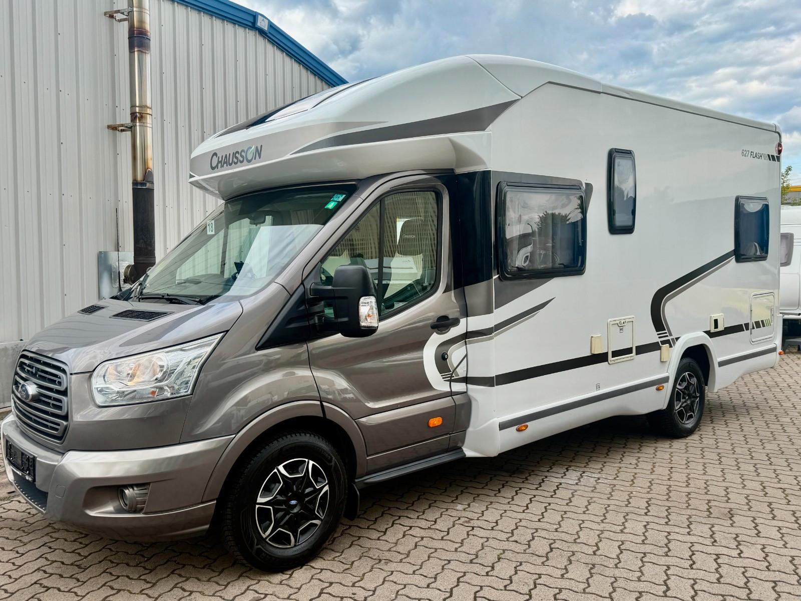 Chausson 627 FLASH - HubBett-2 x KLIMA -tiefes einzelbett