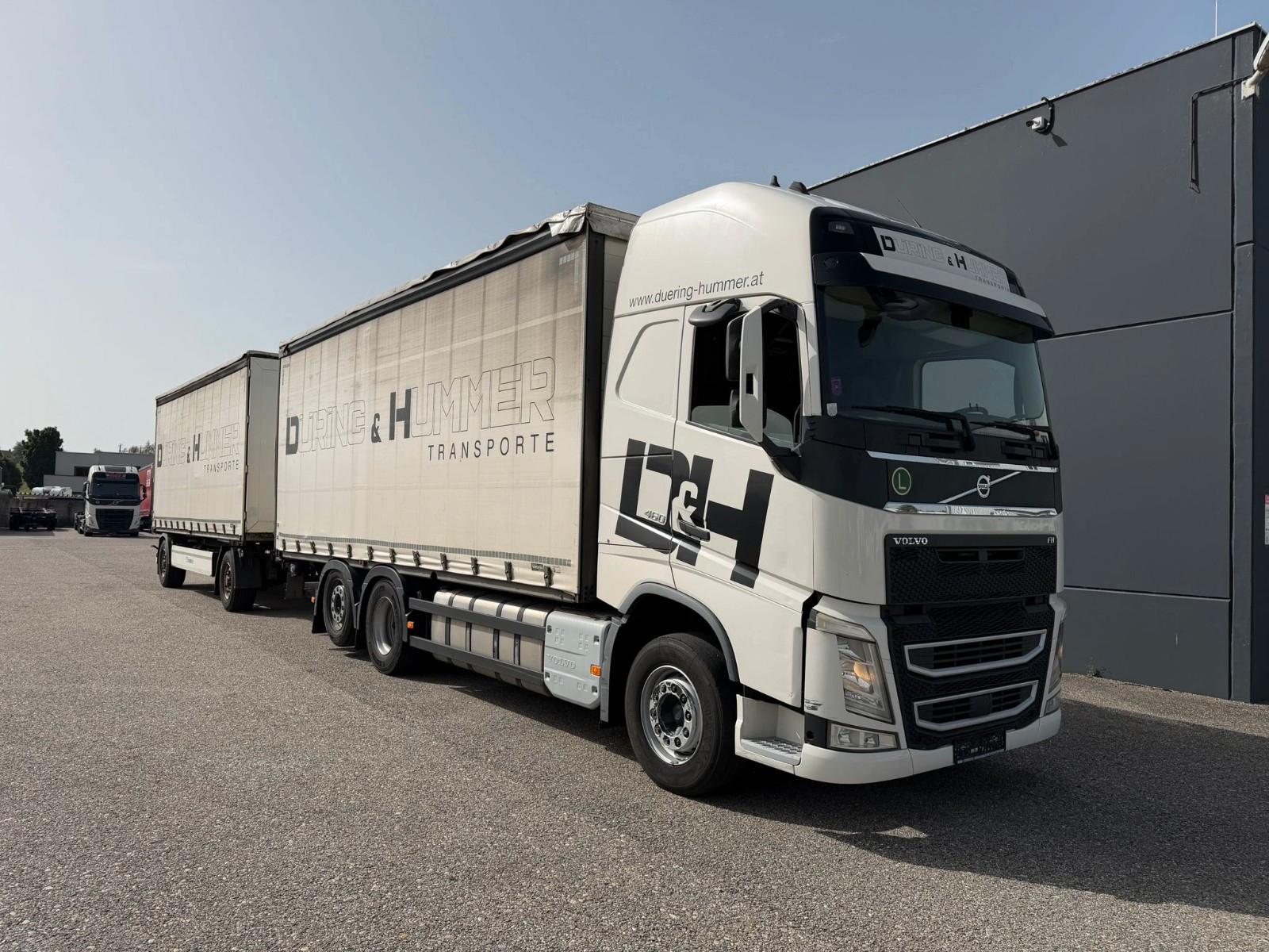 Volvo FH 460, 6x2 inkl. Anhänger, Durchladesystem