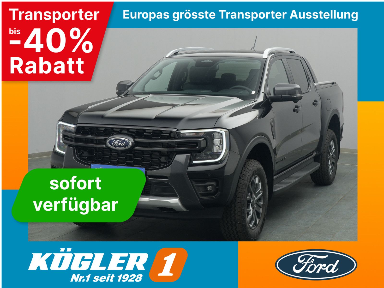 Ford Ranger Doka Wildtrak 205PS Aut./e-Rollo -27%*