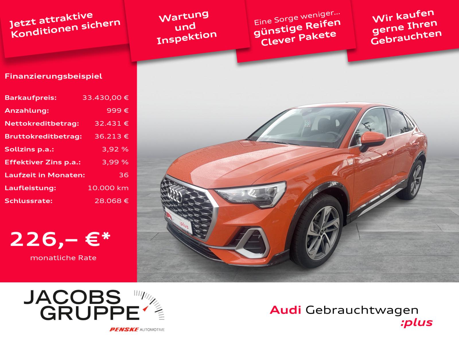 Audi Q3 Sportback 35TFSI S line/ACC/AHK/Navi+/19Zoll