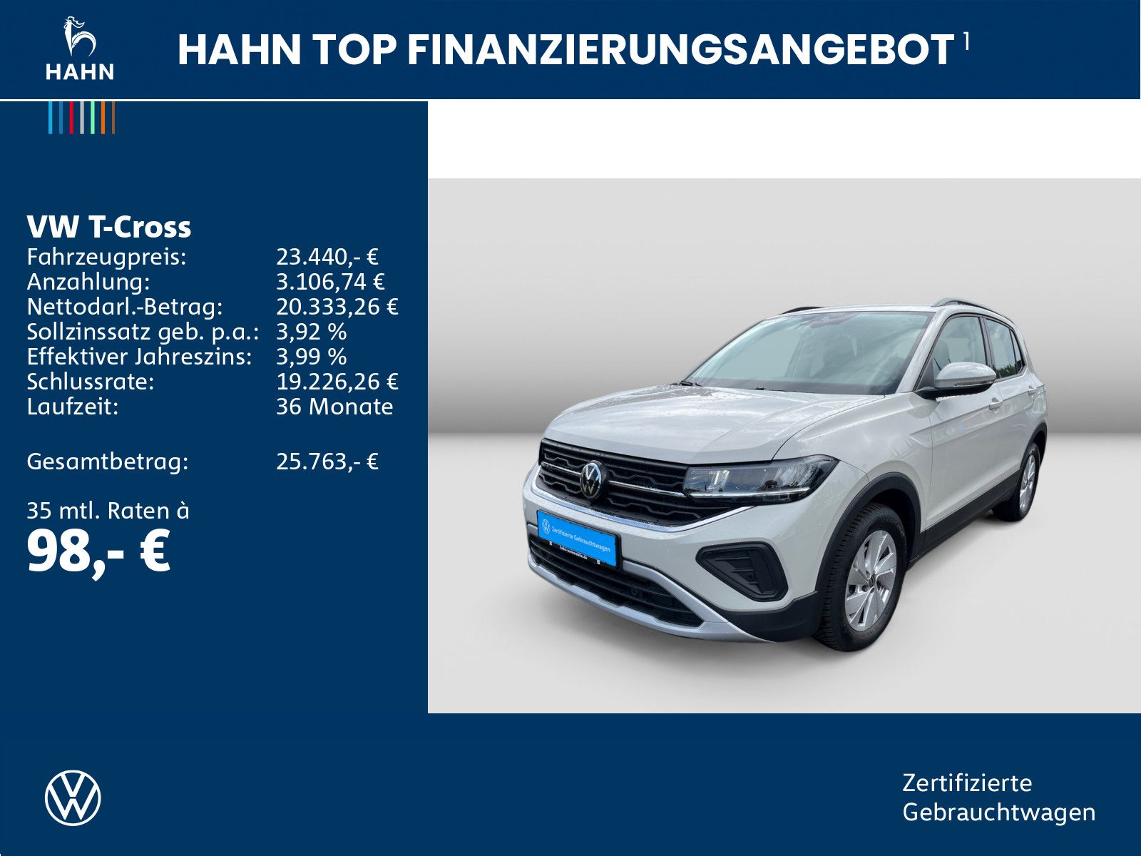 Volkswagen T-Cross 1.0TSI DSG Life ACC LED Navi Cam SHZ foto 2