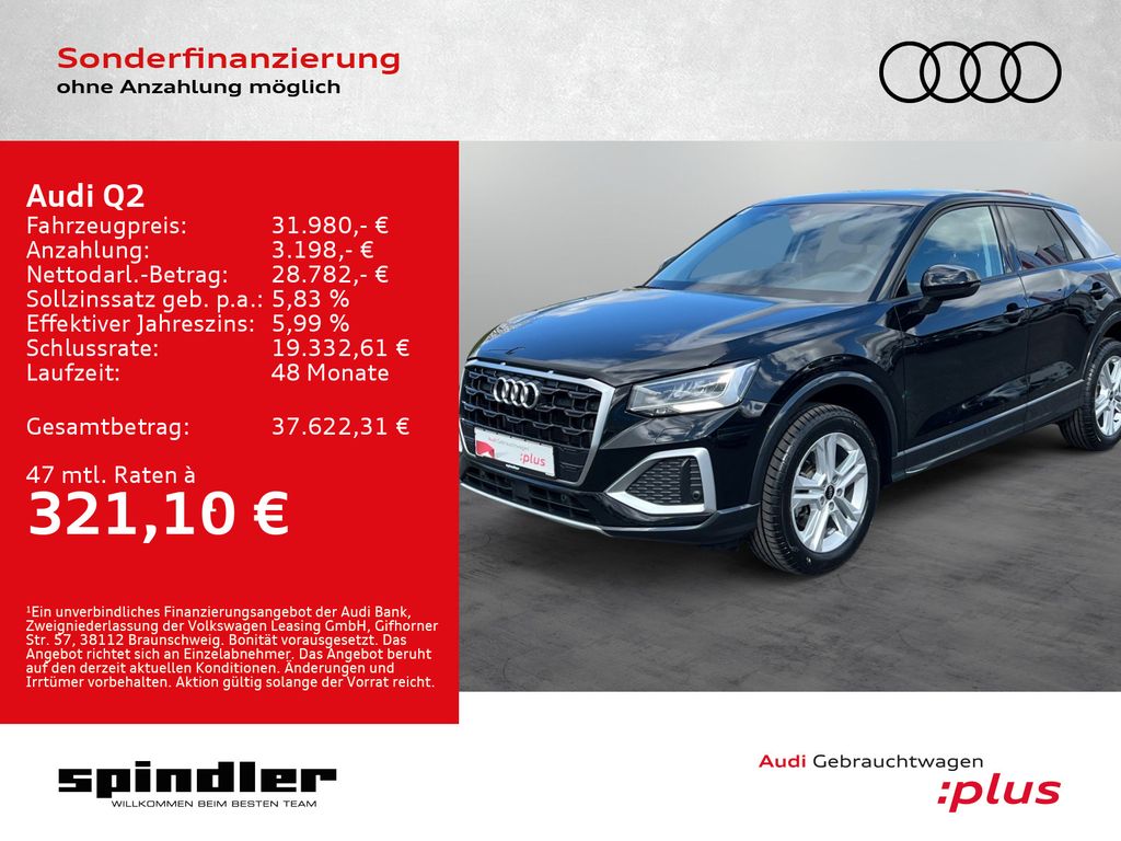 Q2 advanced 35TDI S-tronic / MMI-Navi+, LED, RFK