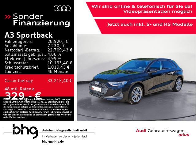 Audi A3 Sportback 30 TFSI *AHK*NAVI*LED*3-ZONEN*SOUND