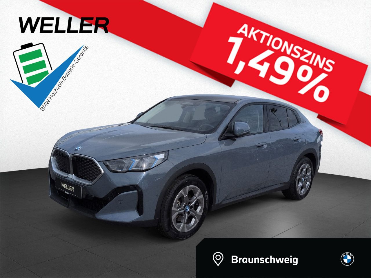BMW iX2 eD 20 AdLED DAPr AktivSi Pano H/K Leas 419.-