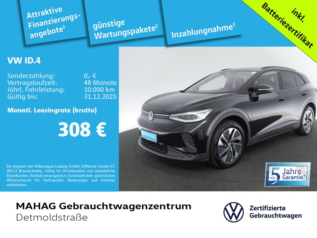 Volkswagen ID.4 Pure 125kW WärmePu NaviPro IQ.LIGHT ACC