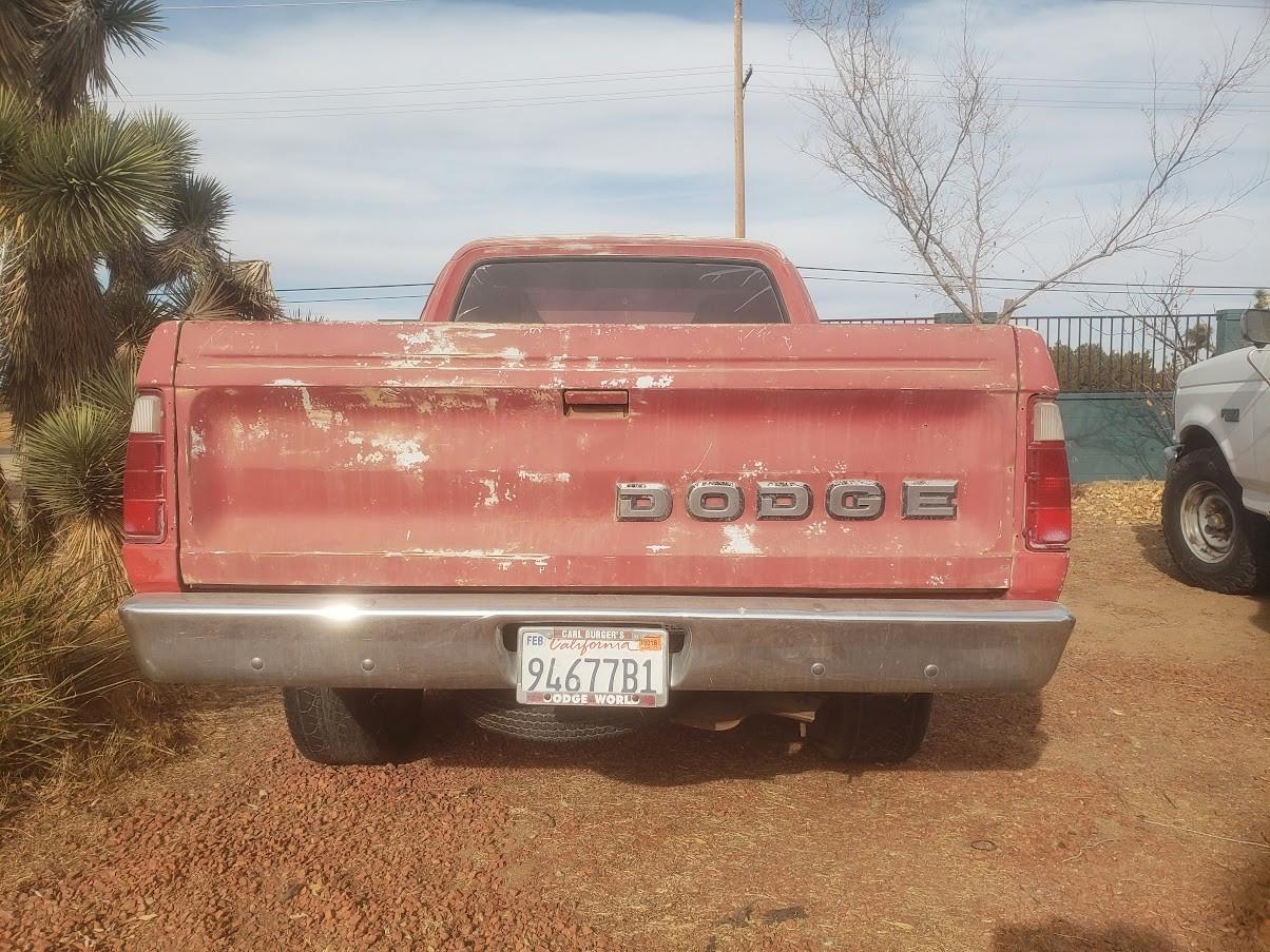 Dodge 1979 D100 Short Pick Up. California Truck