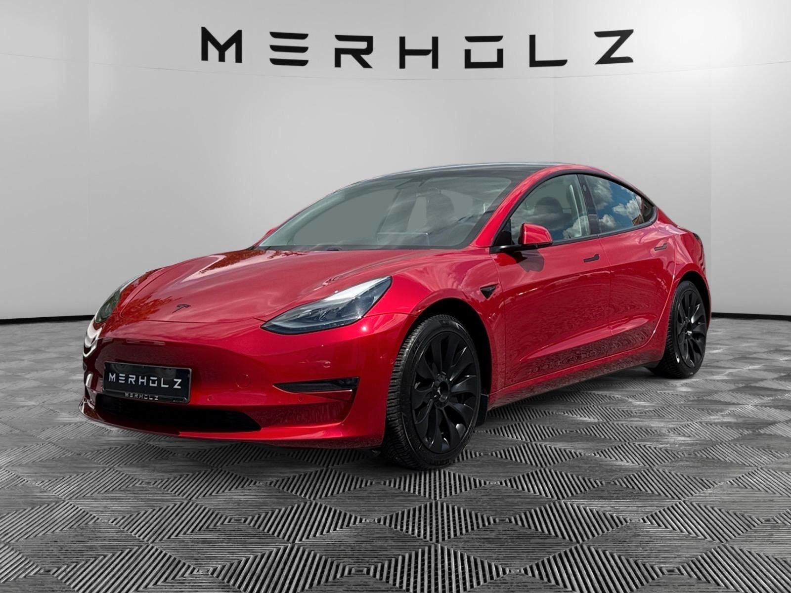 TESLA Model 3 Long Range AWD Sport Facelift Red&amp;Black