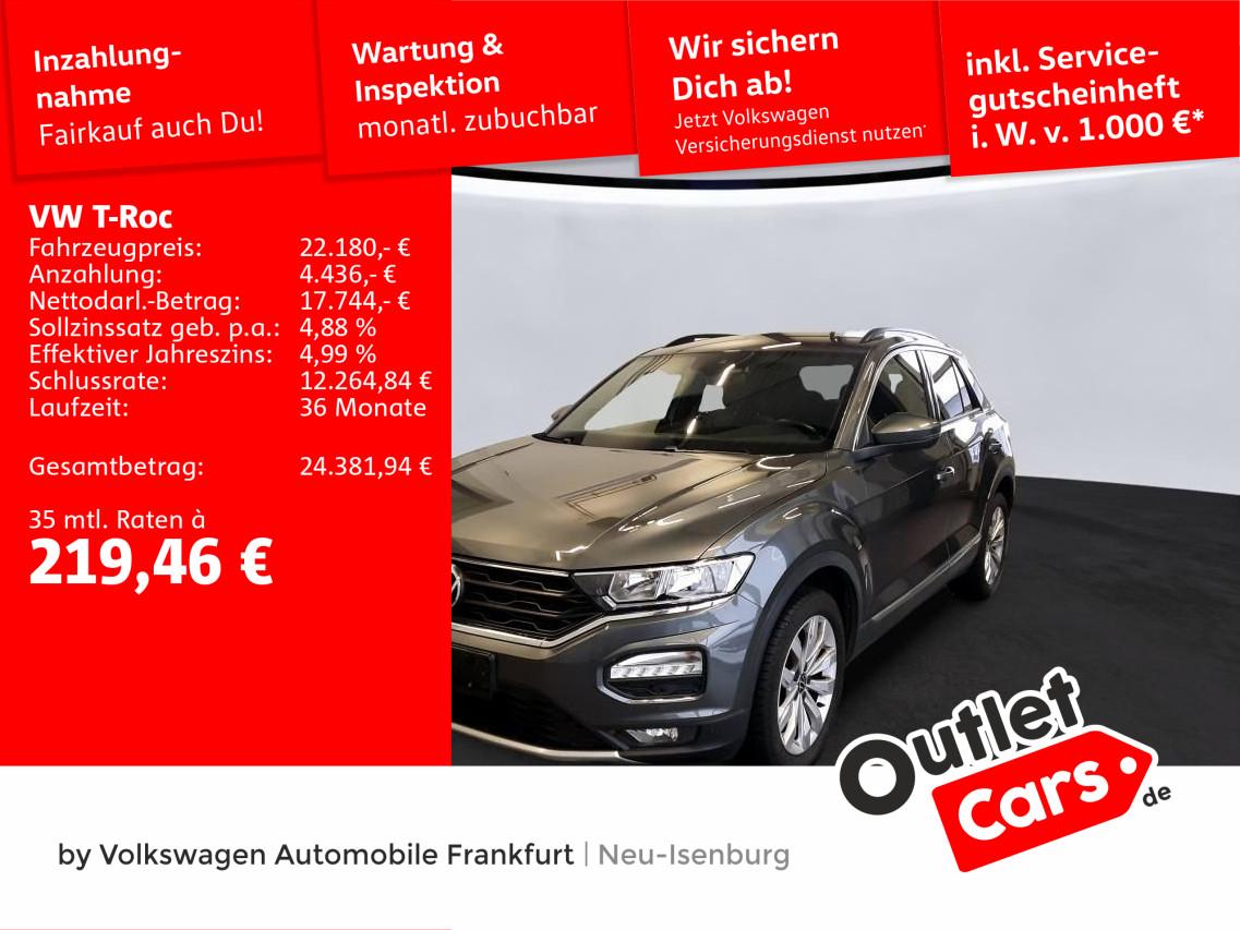 Volkswagen T-Roc 1.5 TSI DSG Sport Navi AHK Spurhalteassist