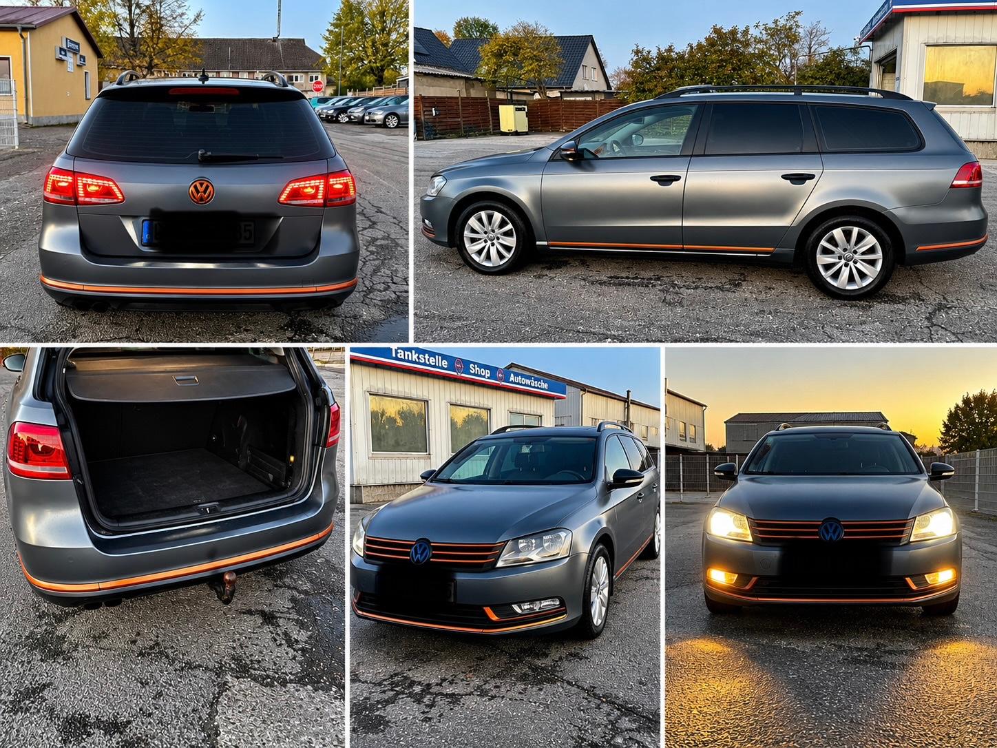 Volkswagen Passat 2013 — rear view