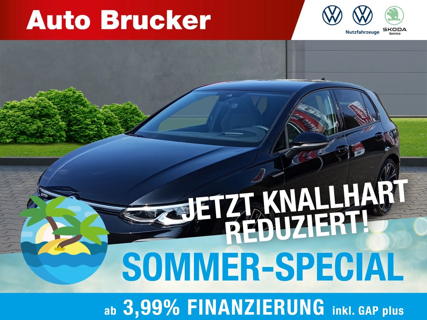 Volkswagen Golf VIII GTD 2.0 TDI Sitzhzg+PDC+Lenkradhzg