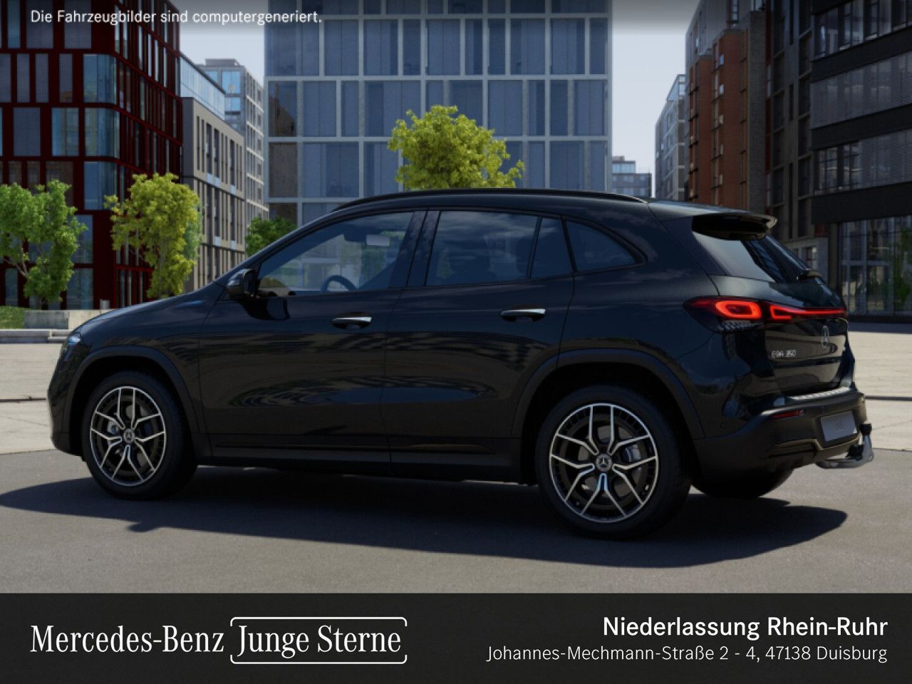Mercedes-Benz EQA 350 4M AMG/Night/Fahrass/Pano/Volldig/AHK foto 17