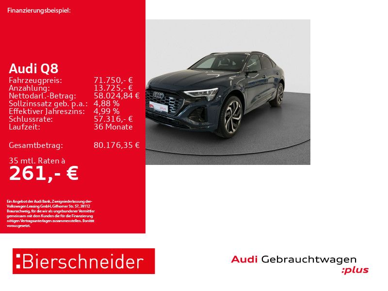 Audi Q8 Sportback 55 e-tron qu 2x S-Line AHK PANO HuD