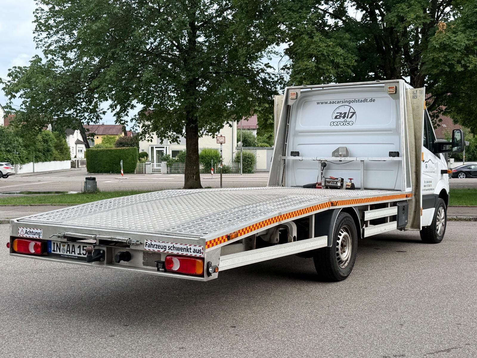 Volkswagen Crafter Abschleppfahrzeug Seilwinde Luftfahrwerk