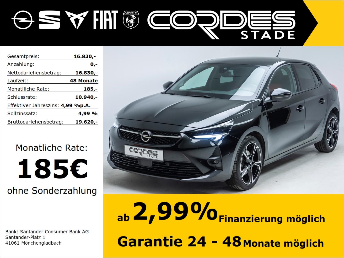 Opel Corsa F GS Line Kollisionswarner Apple Carplay P