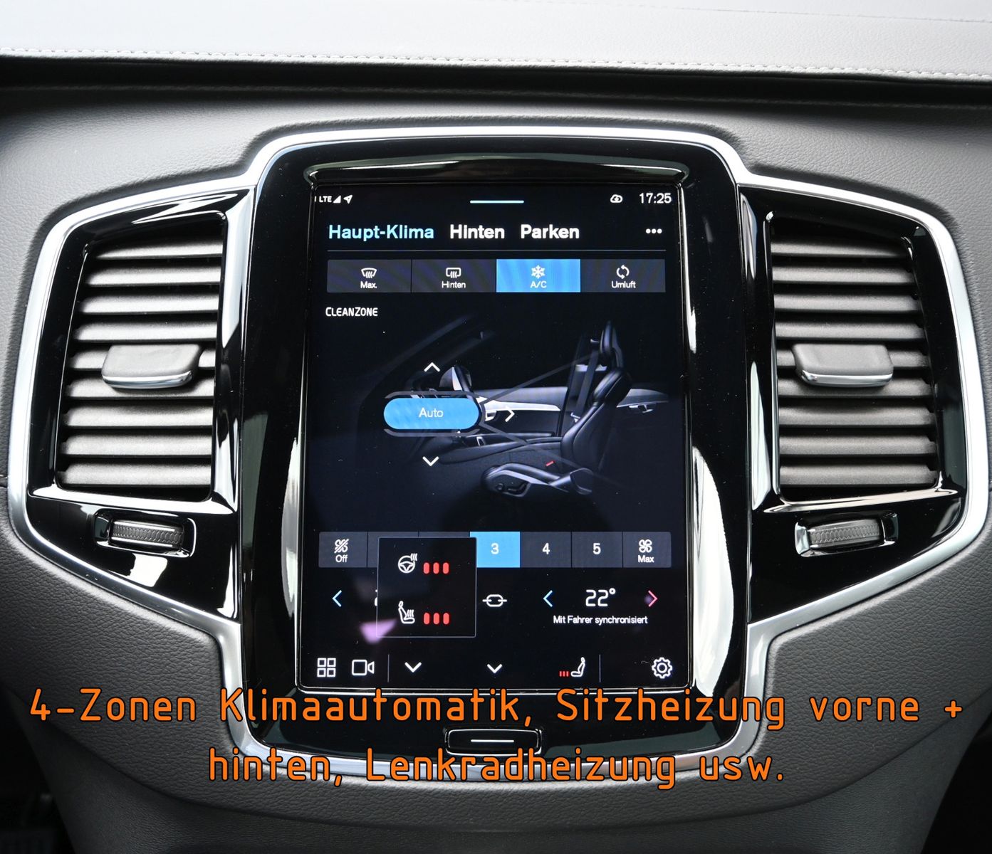 Fahrzeugabbildung Volvo XC90 T8 AWD Recharge Ultimate Dark °AHK°WOOL°