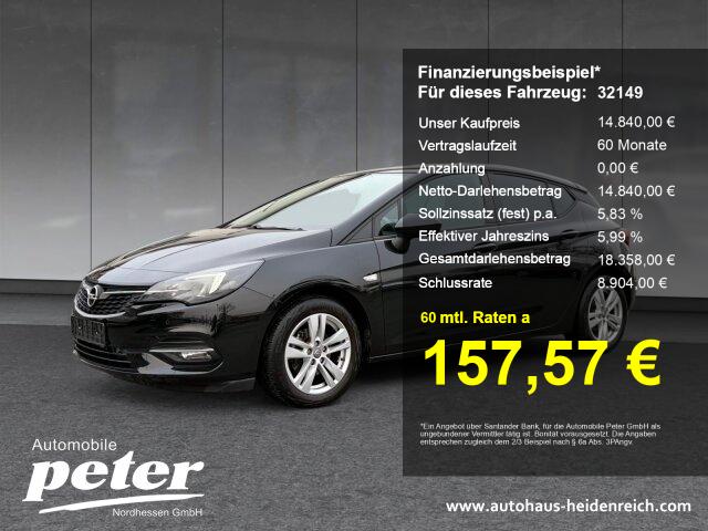 Opel Astra K 1.2 Turbo Edition Klima Navi RKam