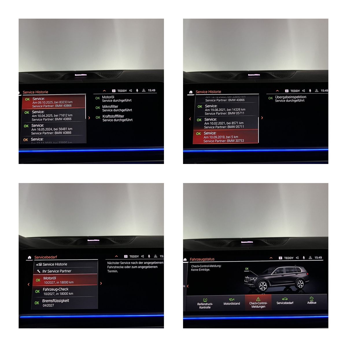 Fahrzeugabbildung BMW X7 xDrive 30d/AHK/B&W/SKYLOUNGE/MASSAGE/7-SITZER