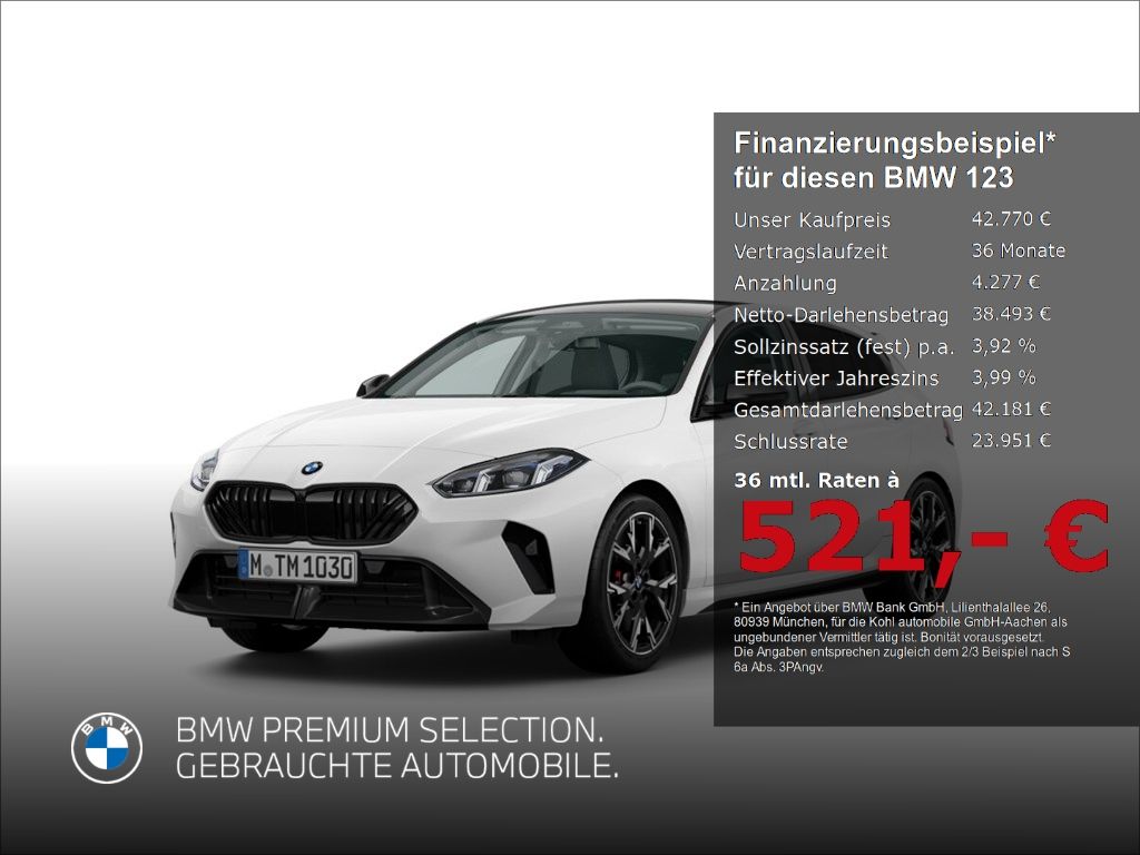 BMW 123 xDrive M Sport Head-Up Display Sitzheizung P