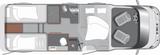 LMC Tourer Lift H 730 G Tourer Lift H730 /Fiat/Auto. - LMC Festbett