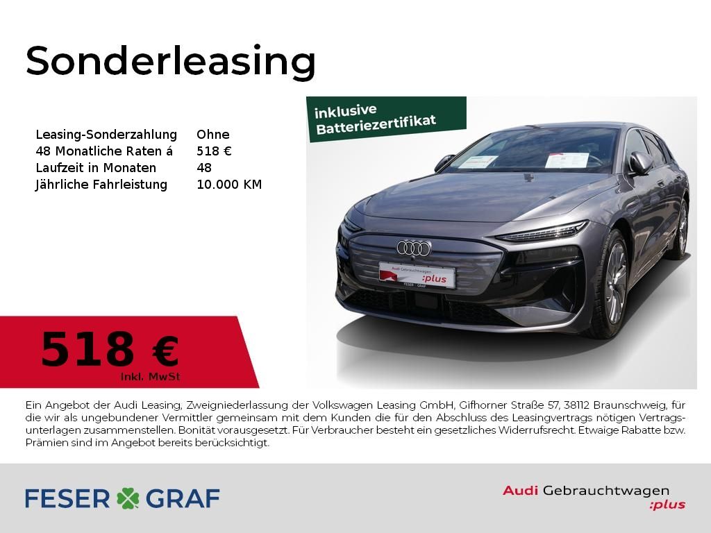 Audi A6 e-tron Avant ACC AHK Matrix Wärmepumpe 360°