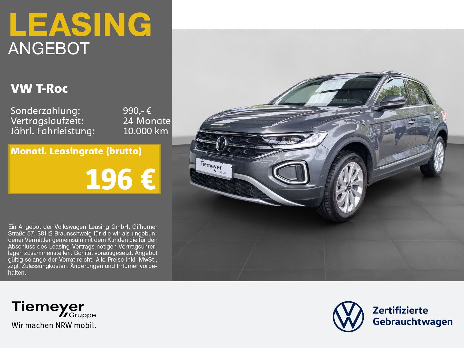 Volkswagen T-Roc 2.0 TDI STYLE STHZG ASSIST AHK KAMERA