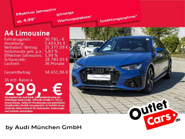 Audi A4 Limousine 40 TDI S tronic S line competiton V