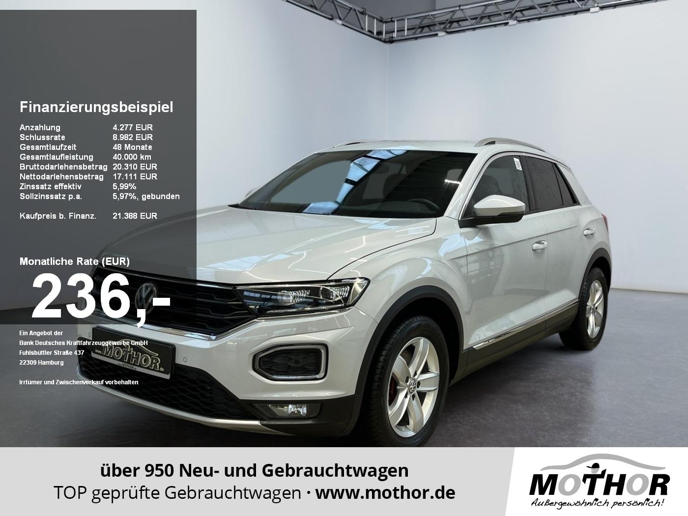 Volkswagen T-Roc Sport 2.0TSI DSG 4x4 ACC Anhängerkupplung