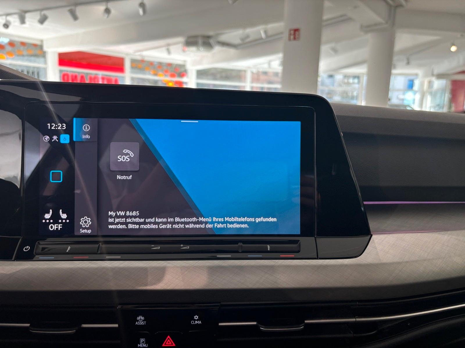 Volkswagen Golf VIII Lim. 1.HD ACC APP LED NAVI KLIMA SHZ, миниатюра 24