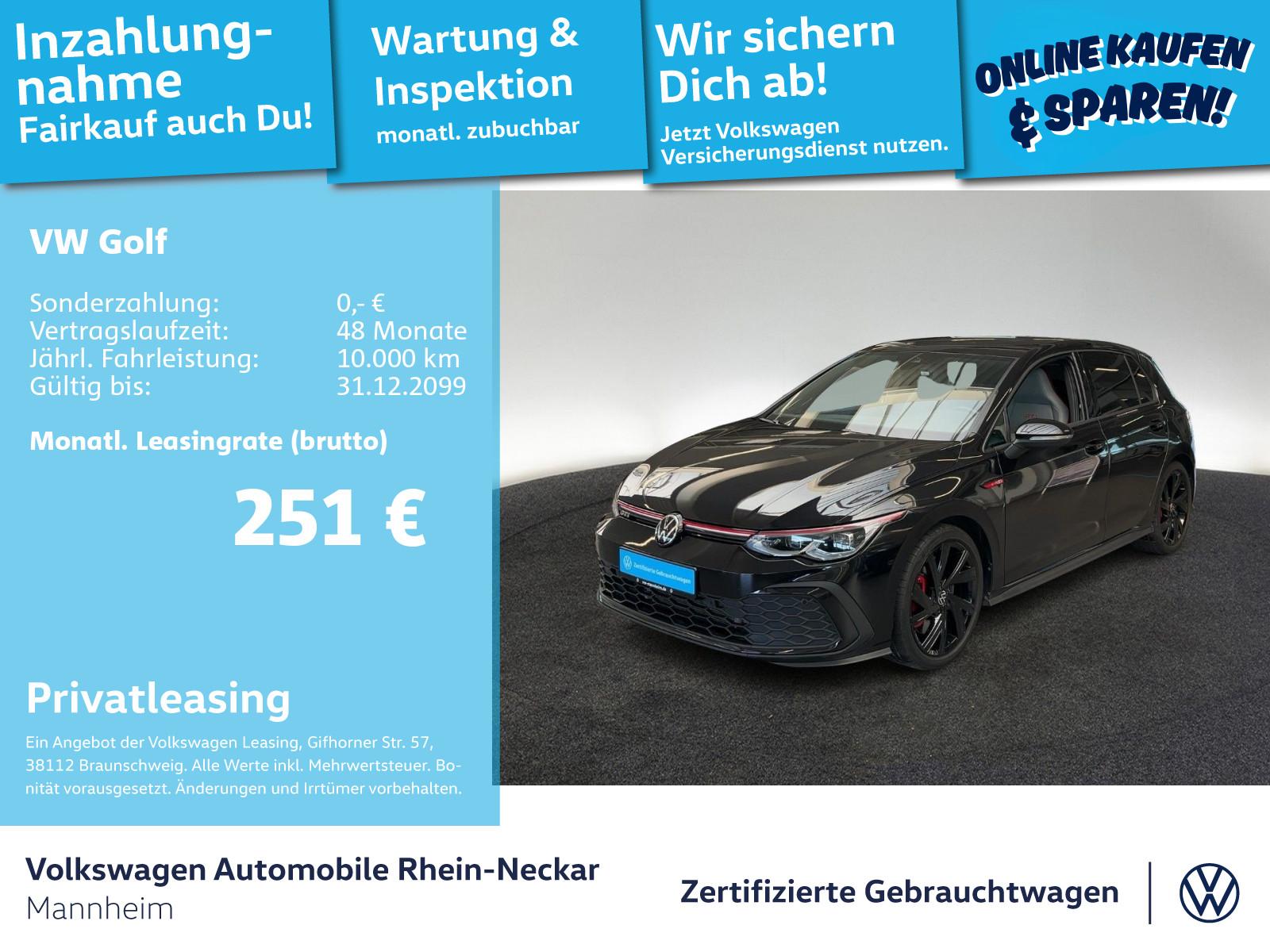 Volkswagen Golf VIII 2.0 TSI GTI DSG Navi Kamera Harman Kar