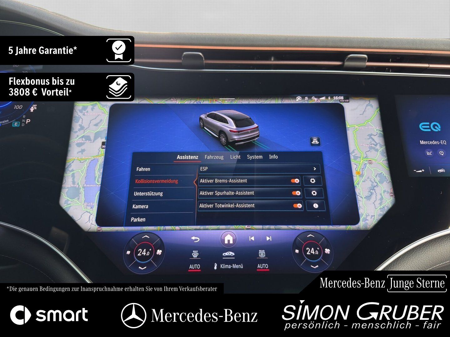 Fahrzeugabbildung Mercedes-Benz EQS 580 4M SUV AMG Premium+ Massage AHK 7 Sitze