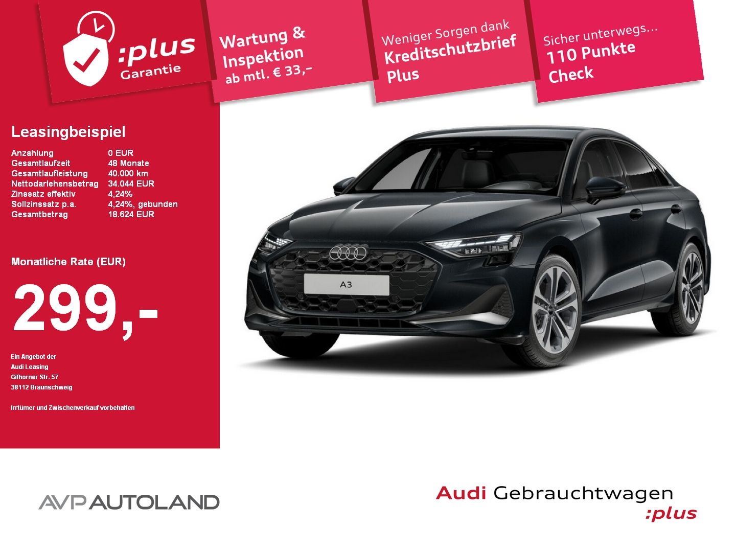 Audi A3 Limousine 35 TFSI S tronic advanced | AHK