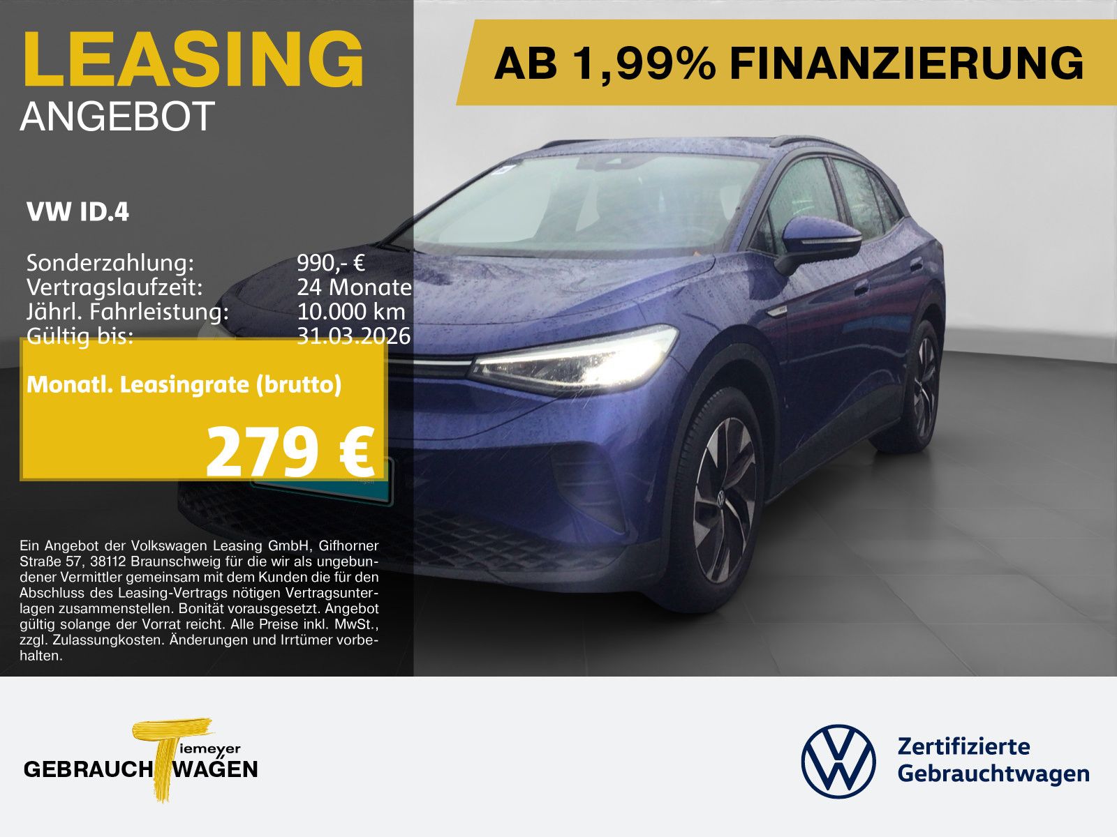 Volkswagen ID.4 PRO ALCANTARA ASSIST 360 WÄRMEPUMPE