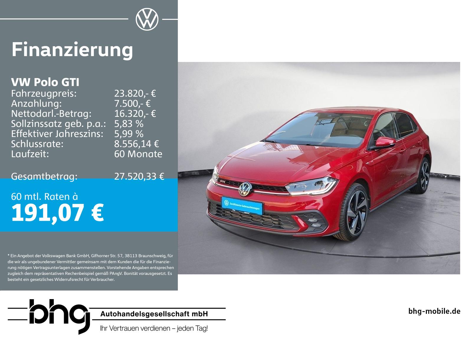 Volkswagen Polo GTI 2,0 TSI OPF DSG, миниатюра 19