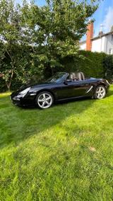 Porsche Boxster Typ 987 - wenig Kilometer aus 2. Hand! - Porsche mit Benzin-Antrieb: Schwarz, Cabrio