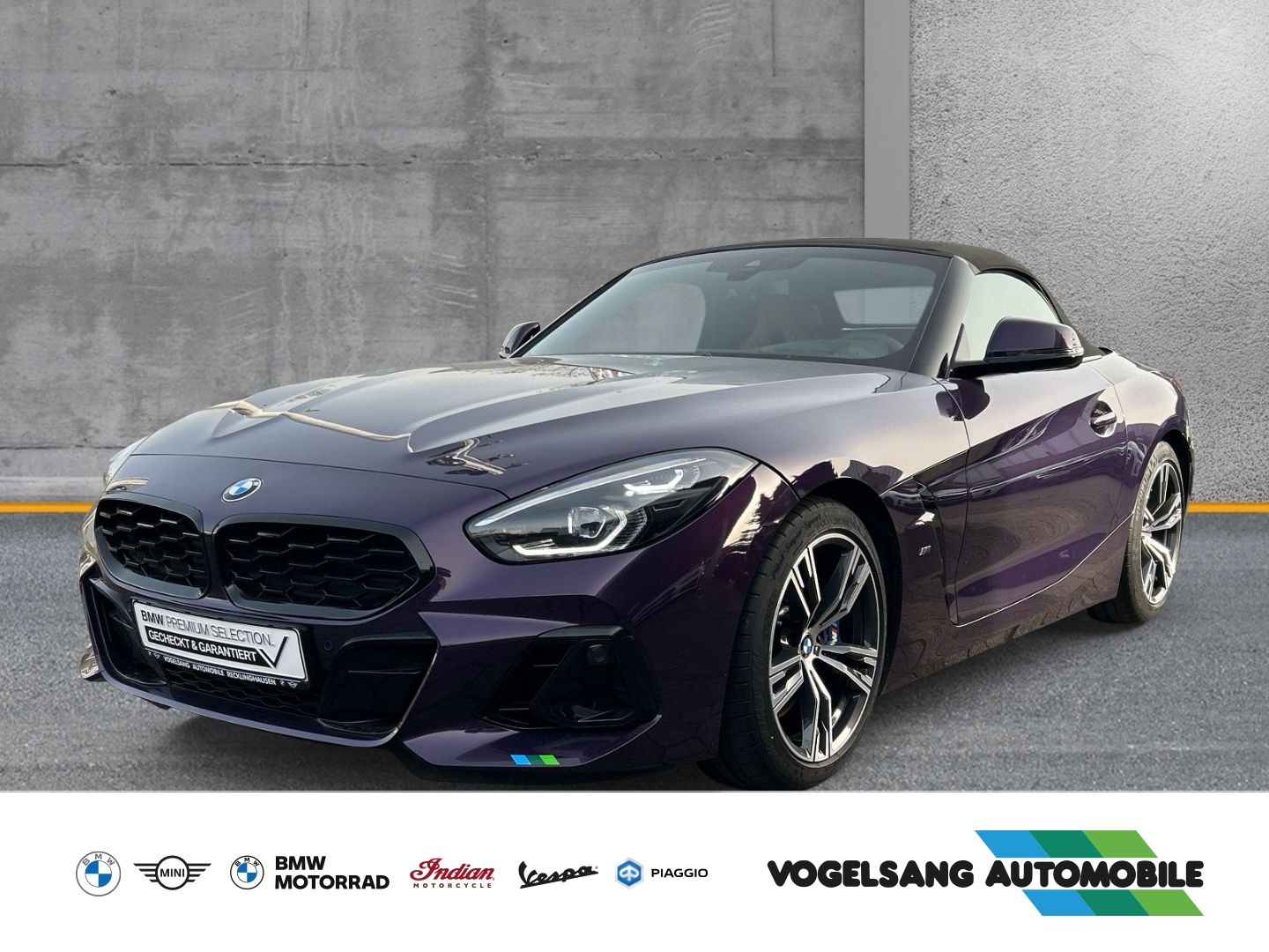 Fahrzeugabbildung BMW Z4 M40i Head-Up Kamera adaptives Fahrwerk Navi g